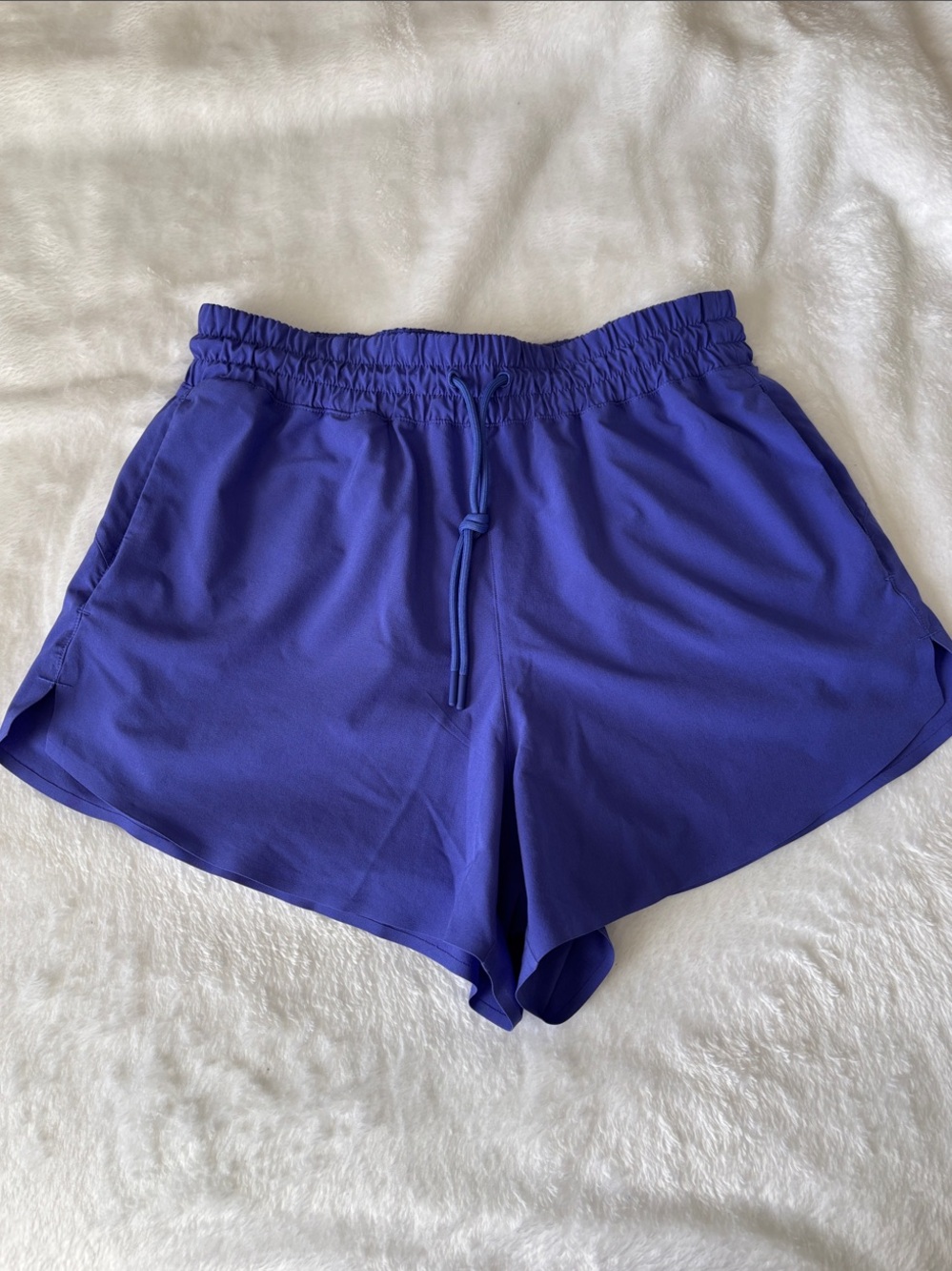 Athleta Active Drawstring Shorts in Royal Blue